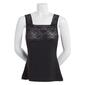 Plus Size Cinema Square Neck Gallon Lace Camisole - image 1