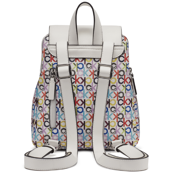 Calvin Klein Garnet Signature Triple Compartment Backpack