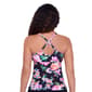 Womens American Beach Night In Bloom Keyhole Tankini Swim Top - image 2