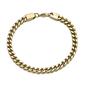 Mens Lynx Stainless Steel Foxtail Chain Bracelet - image 2