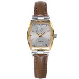 Womens Jessica Simpson 24mm Silver-Tone Watch - JSD0006SL
