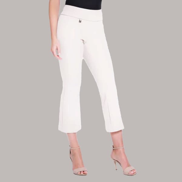 Petite Multiples Pull-On Flare Cropped Pants