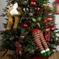 Northlight 19in. Red & Green Striped Elf Legs Christmas Décor - image 3