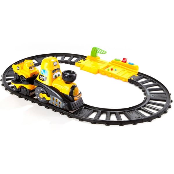 CAT Jr Crew Power Tracks Train Set