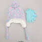 Girls Capelli&#174; New York Space Dye Earflap Hat & Gloves Set - image 3