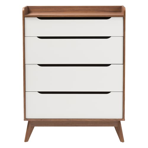 Baxton Studio Brighton 4 Drawer Storage Chest