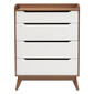 Baxton Studio Brighton 4 Drawer Storage Chest - image 5
