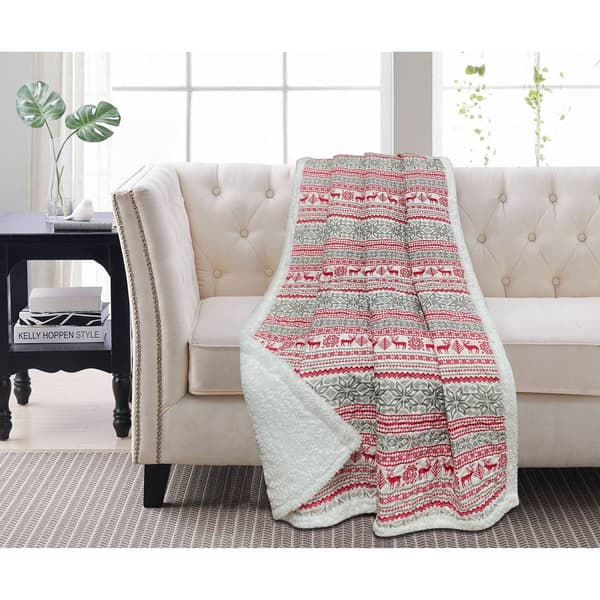 Harper Lane Ivy Sherpa Throw - image 