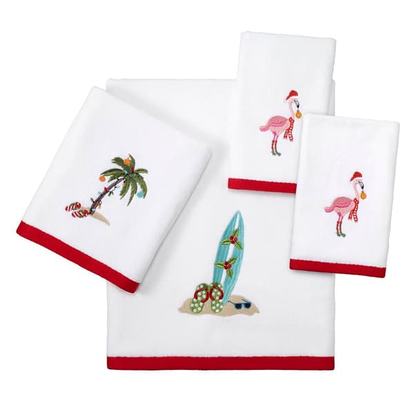 Avanti Flamingo Jingle Bath Towel