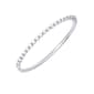 Sterling Silver CZ Bangle Bracelet - image 1