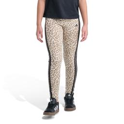 Girls (7-16) adidas(R) 3 Stripe Print Leggings
