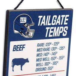 Open Road Giants Tailgate Temps Wall Decor