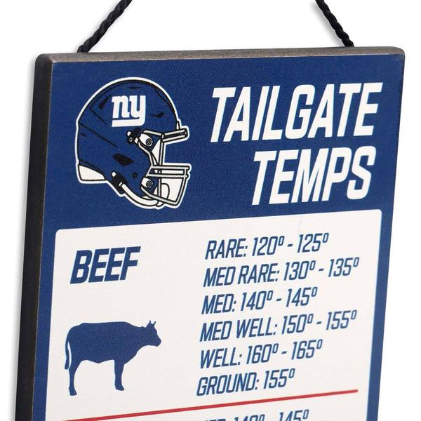 Open Road Giants Tailgate Temps Wall Decor