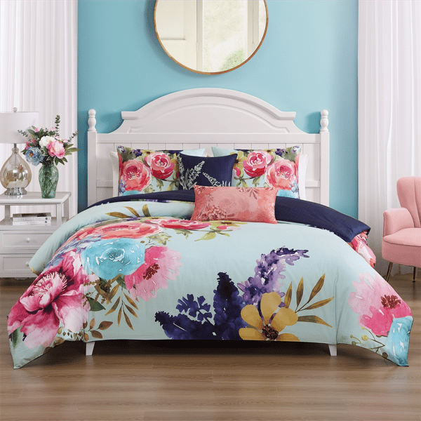 Bebejan Aqua Fiesta 5pc. Reversible Comforter Set