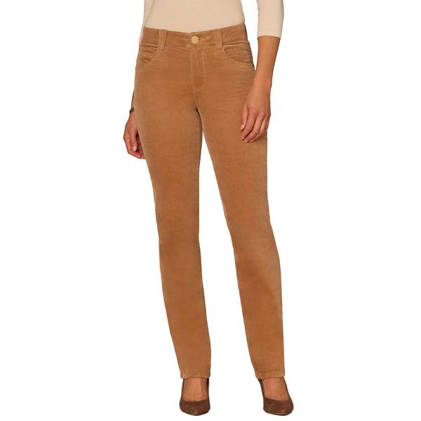 Petite Democracy “Ab”solution® Corduroy Straight Leg Pants - image 