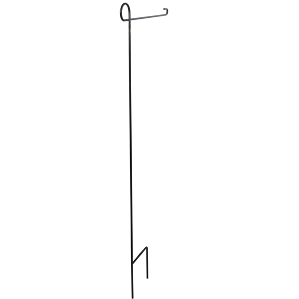 Northlight 37.75in. Black Solid Contemporary Garden Flagpole