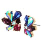 Betsey Johnson Butterfly Blitz Cluster Earrings - image 1