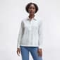 Womens Zac & Rachel Long Sleeve Studded Trim Casual Button Down - image 1