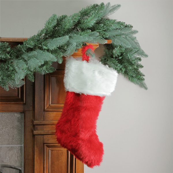Northlight 20in. Traditional Cuff Extra Plush Christmas Stocking