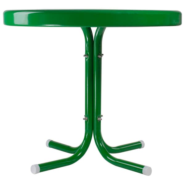 Northlight Seasonal 22in. Retro Tulip Side Table - Green