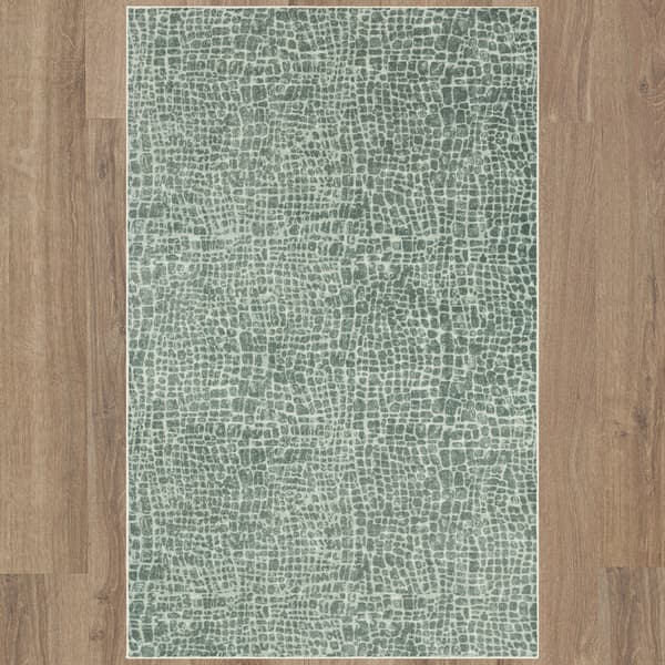 Mohawk Home Crocodile Skin Grey Area Rug