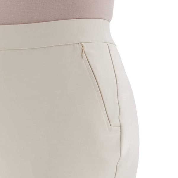 Plus Size Rafaella® Satin Twill Capris with Grommets