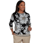 Womens Alfred Dunner Travel Advisory Dramatic Floral Sweater - image 1