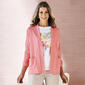 Plus Size Hasting & Smith 3/4 Sleeve Solid Open Front Cardigan - image 1
