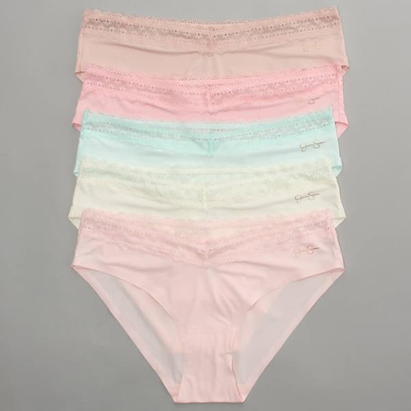 Womens Jessica Simpson 5pk. Micro Hipster w/ Lace - JS09988