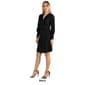 Womens 24/7 Comfort Apparel Long Sleeve Cocktail A-Line Dress - image 3