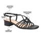 Womens Easy Street Sicilia Woven Strappy Sandals - image 8
