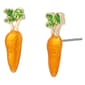 Betsey Johnson Spring Chick Carrot Stud Earrings - image 1