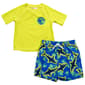 Toddler Boy Ocean Pacific 2pc. Short Sleeve Rash Guard Swim Set - image 1