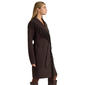 Womens NVLT Eyelash Mink Wrap Fringe Coatigan - image 4
