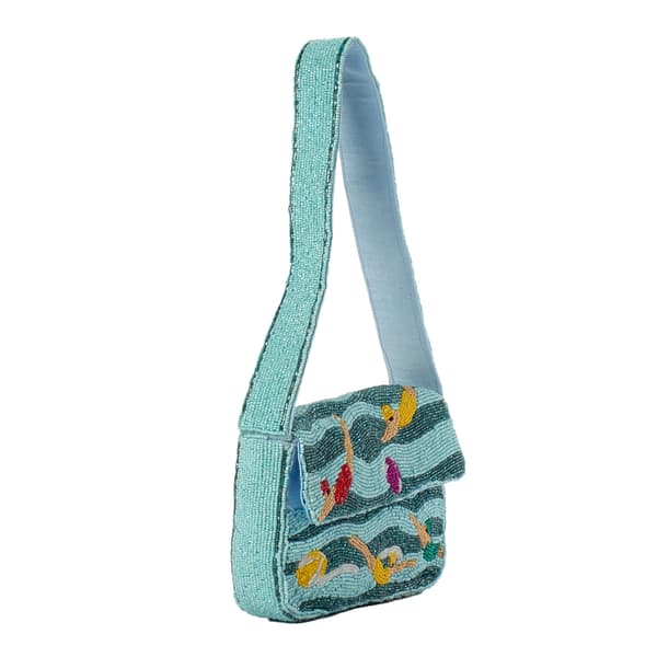 SOL and MER Swimmer Beaded Shoulder Bag