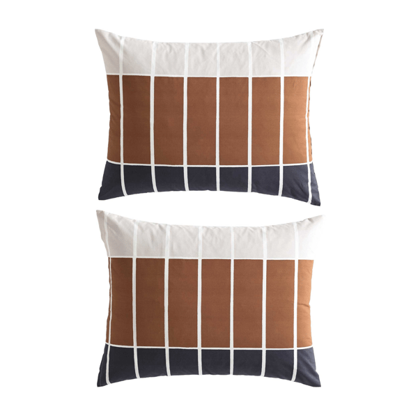 Marimekko Tiiliskivi Raita Cotton Duvet Cover Set