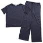 Womens Danskin Short Sleeve Satin Relaxed Tee & Pants Pajama Set - image 1