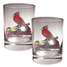 MLB St. Louis Cardinals 2pc. Rocks Glass Set