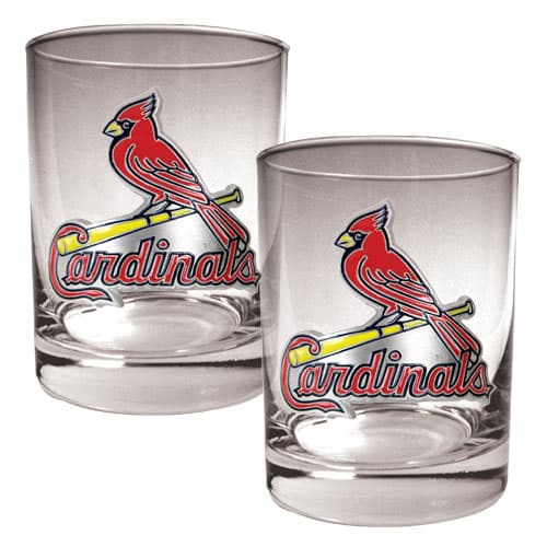 MLB St. Louis Cardinals 2pc. Rocks Glass Set - image 