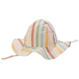 Baby Girl &#40;NB-24M&#41; Jessica Simpson Stripe Wide Brim Sun Hat