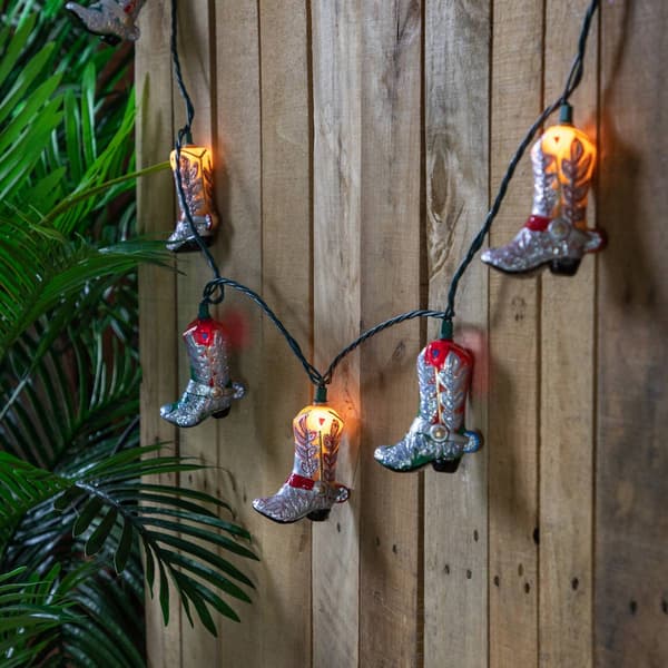 Northlight Seasonal 6ft. Cowboy Boots Patio String Light Set