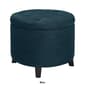 Convenience Concepts Designs4Comfort Fabric Round Storage Ottoman - image 9