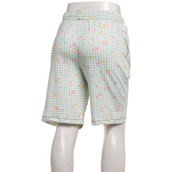 Womens Jaclyn Ditsy Gingham Bermuda Pajama Shorts