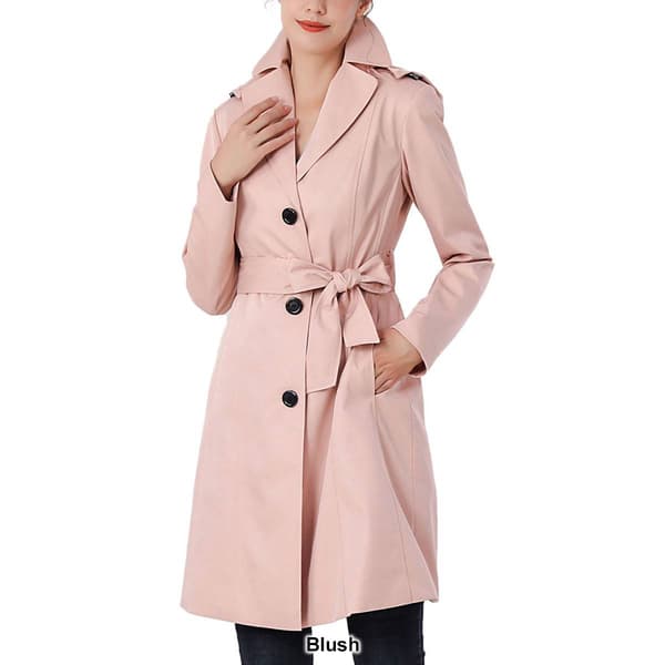 Womens BGSD Waterproof Hooded Trench Coat