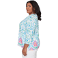 Plus Size Alfred Dunner Classics 3/4 Sleeve Scroll Floral Blouse - image 4