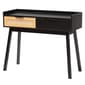 Baxton Studio Kalani Espresso Brown Wood 2-Drawer Console Table - image 1