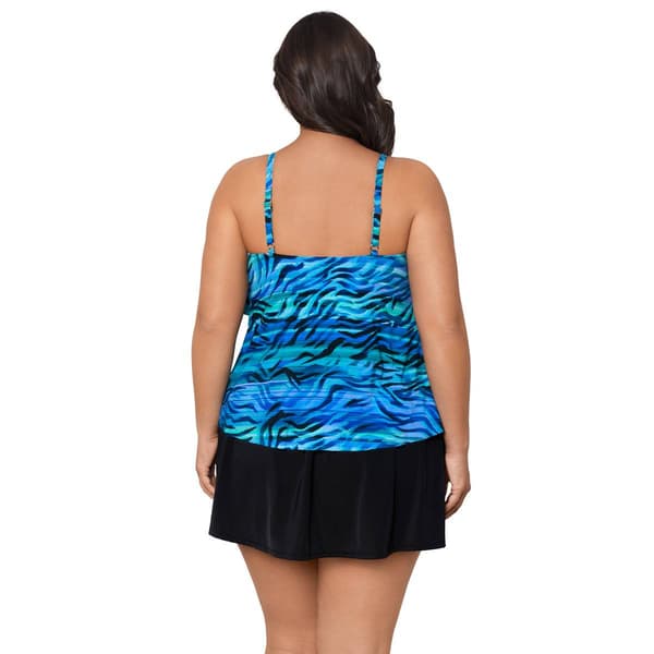 Plus Size Swimshaper Wave Catcher Ronnie Tankini Swim Top