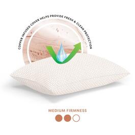 Bodipedic&#8482; Memory Foam Pillow w/ Copper Infused Cover