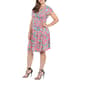 Plus Size 24/7 Comfort Apparel Paisley Empire Waist Dress - image 3