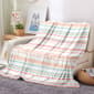 Spirit Linen Home™ Velvet Plush Watercolor Stripe Throw Blanket - image 2